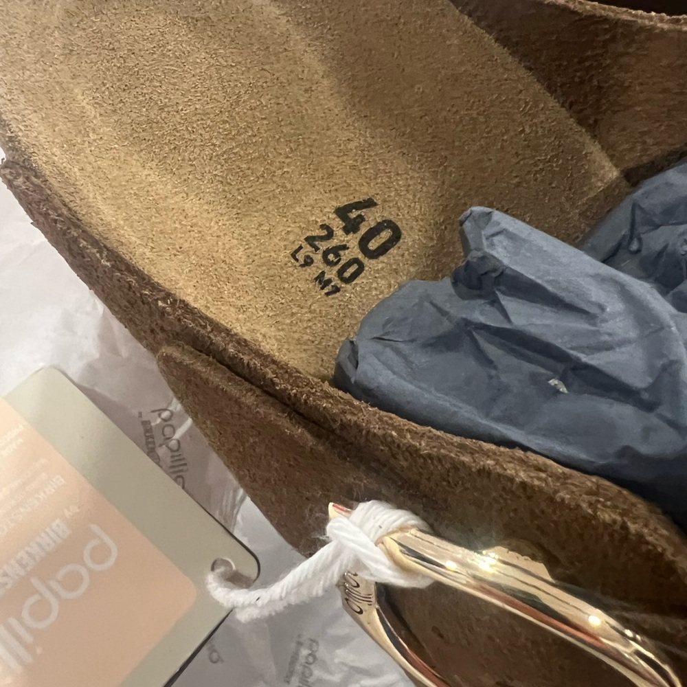 Birkenstocks’ Papillio Fanny Ring-Buckle -Dark Tea-Suede - NEW- size 40 & 39 a - Picture 14 of 15
